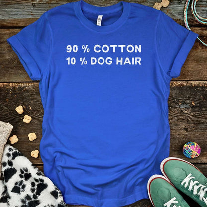 90% Cotton 10% Dog Hair T-Shirt Royal / S T-Shirt