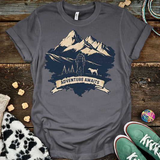 Adventure Awaits T-Shirt Charcoal / S T-Shirt