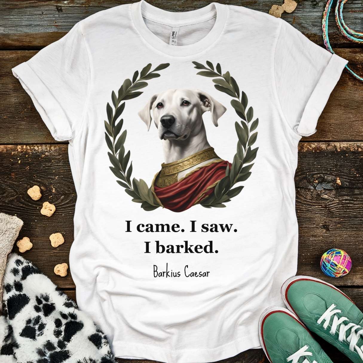 Barkius Caesar T-Shirt White / S T-Shirt