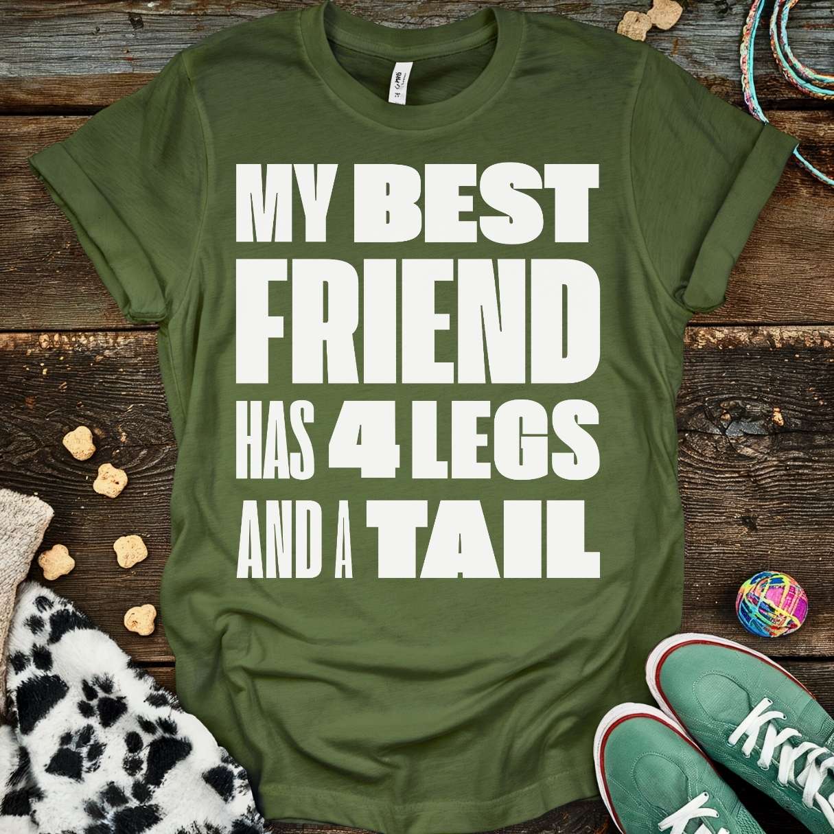 Best Friend T-Shirt Military Green / S T-Shirt