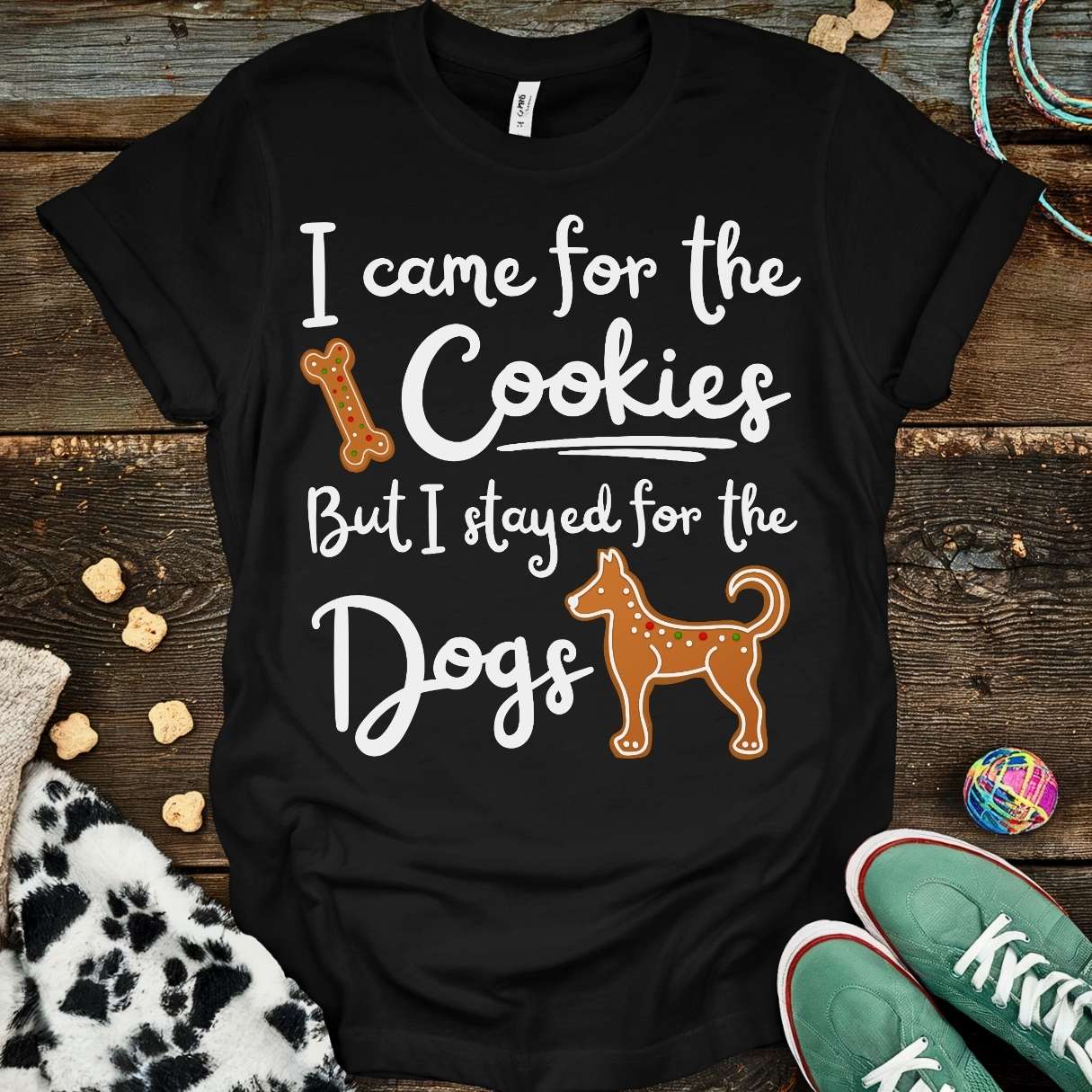 Came For Cookies T-Shirt Black / S T-Shirt