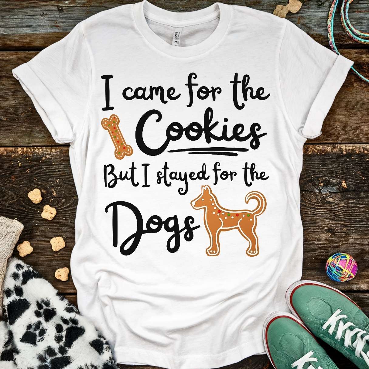 Came For Cookies T-Shirt White / S T-Shirt