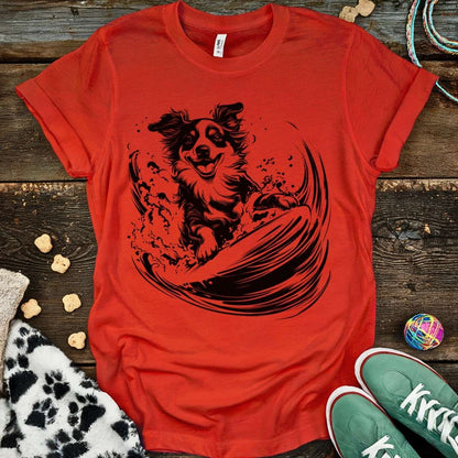 Catch The Wave T-Shirt Red / S T-Shirt