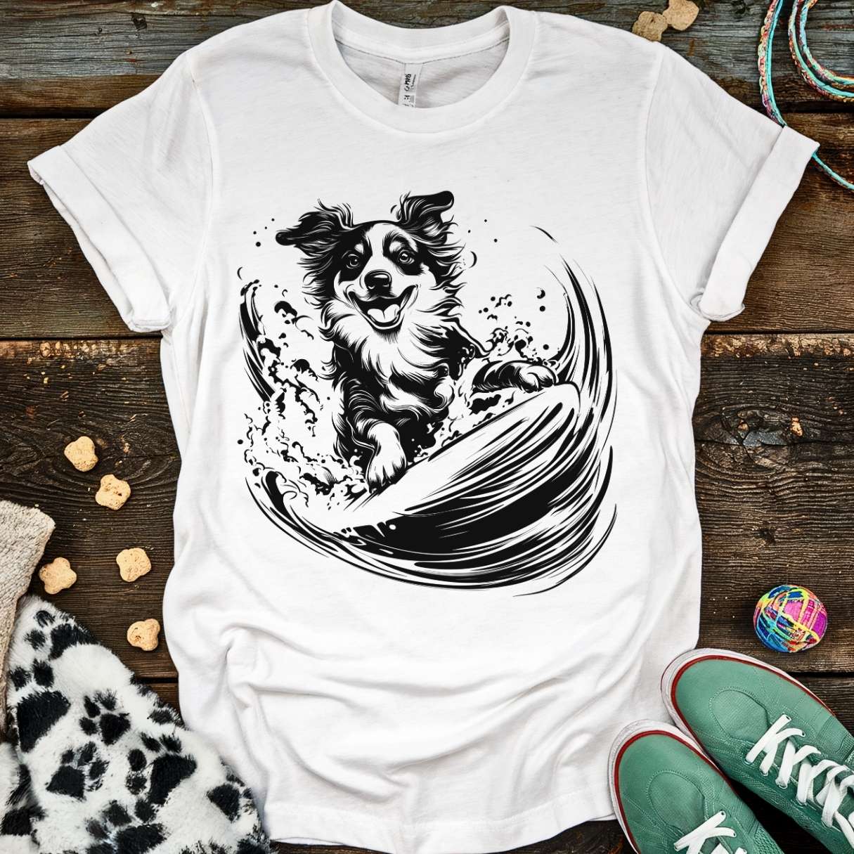 Catch The Wave T-Shirt White / S T-Shirt