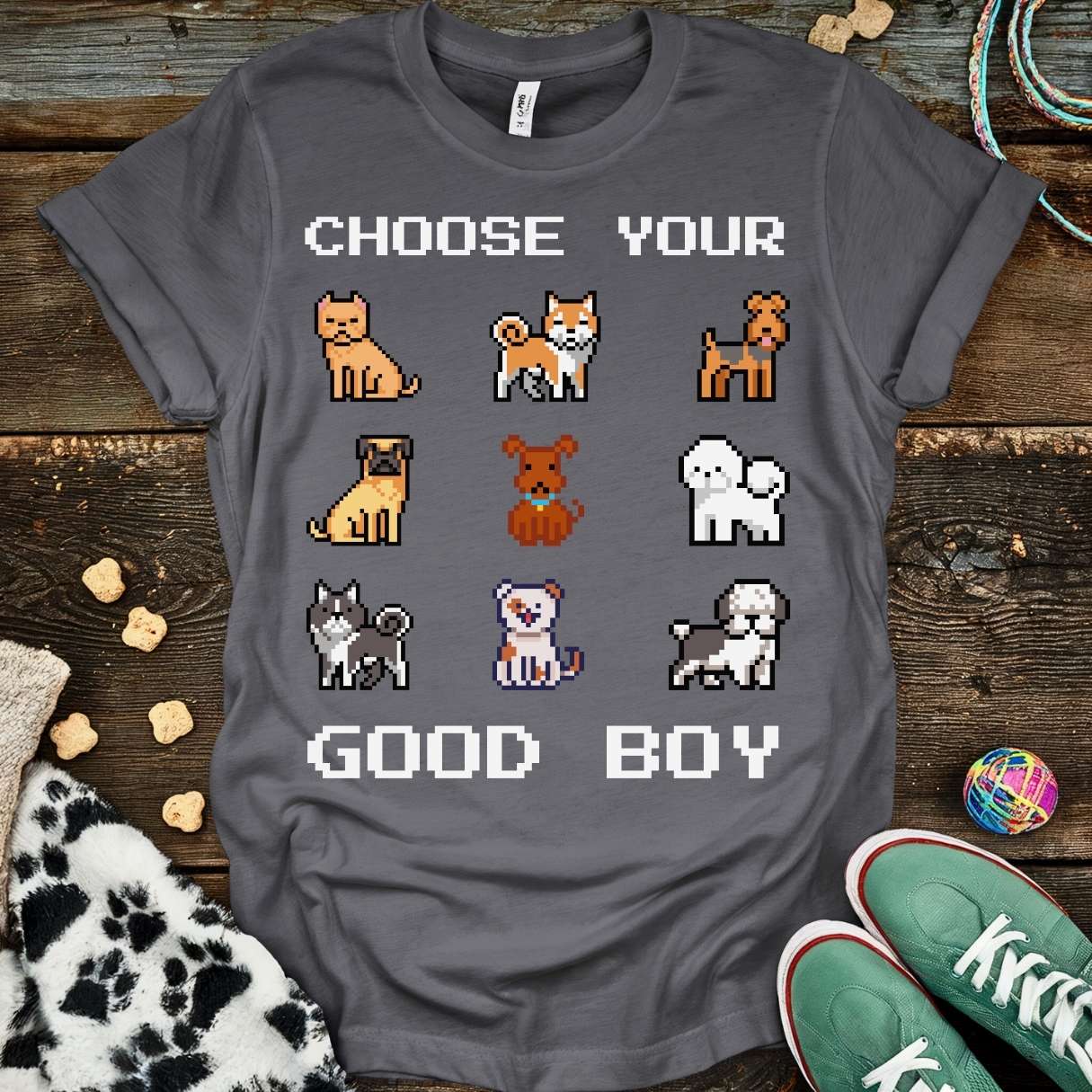 Choose Your Boy T-Shirt Charcoal / S T-Shirt