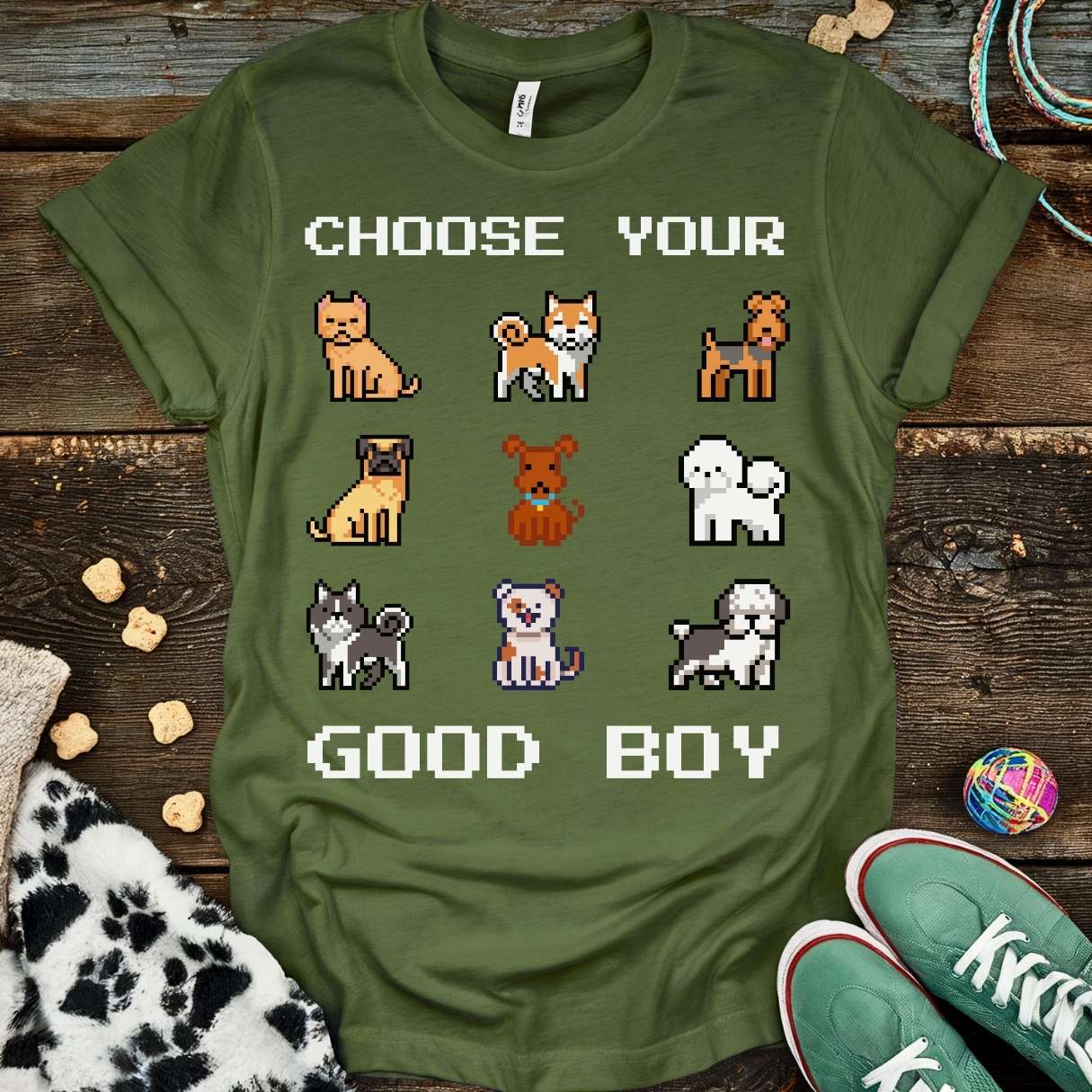 Choose Your Boy T-Shirt Military Green / S T-Shirt