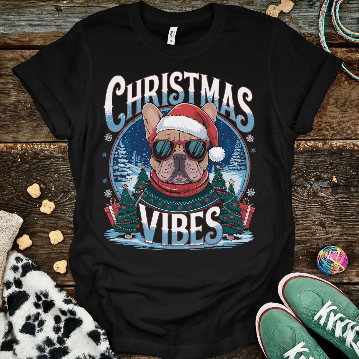 Christmas Vibes 02 T-Shirt Black / S T-Shirt