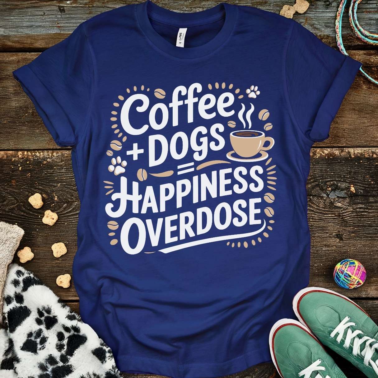 Coffee Dogs Overdose T-Shirt Navy / S T-Shirt