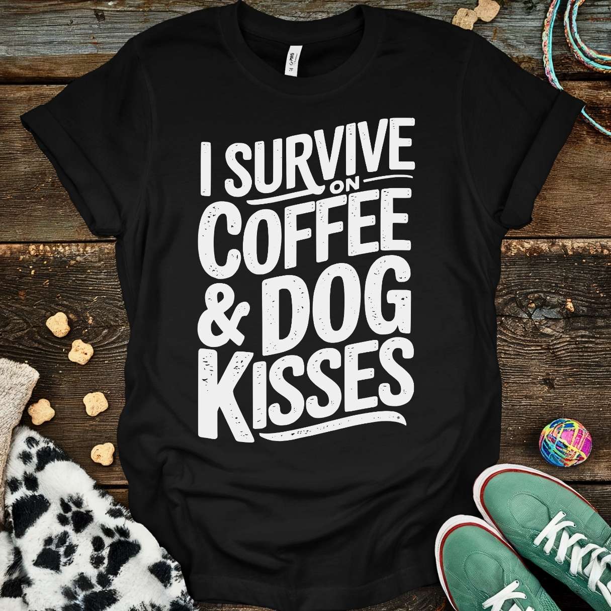 Coffee & Kisses T-Shirt Black / S T-Shirt