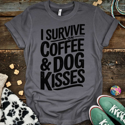 Coffee & Kisses T-Shirt Charcoal / S T-Shirt