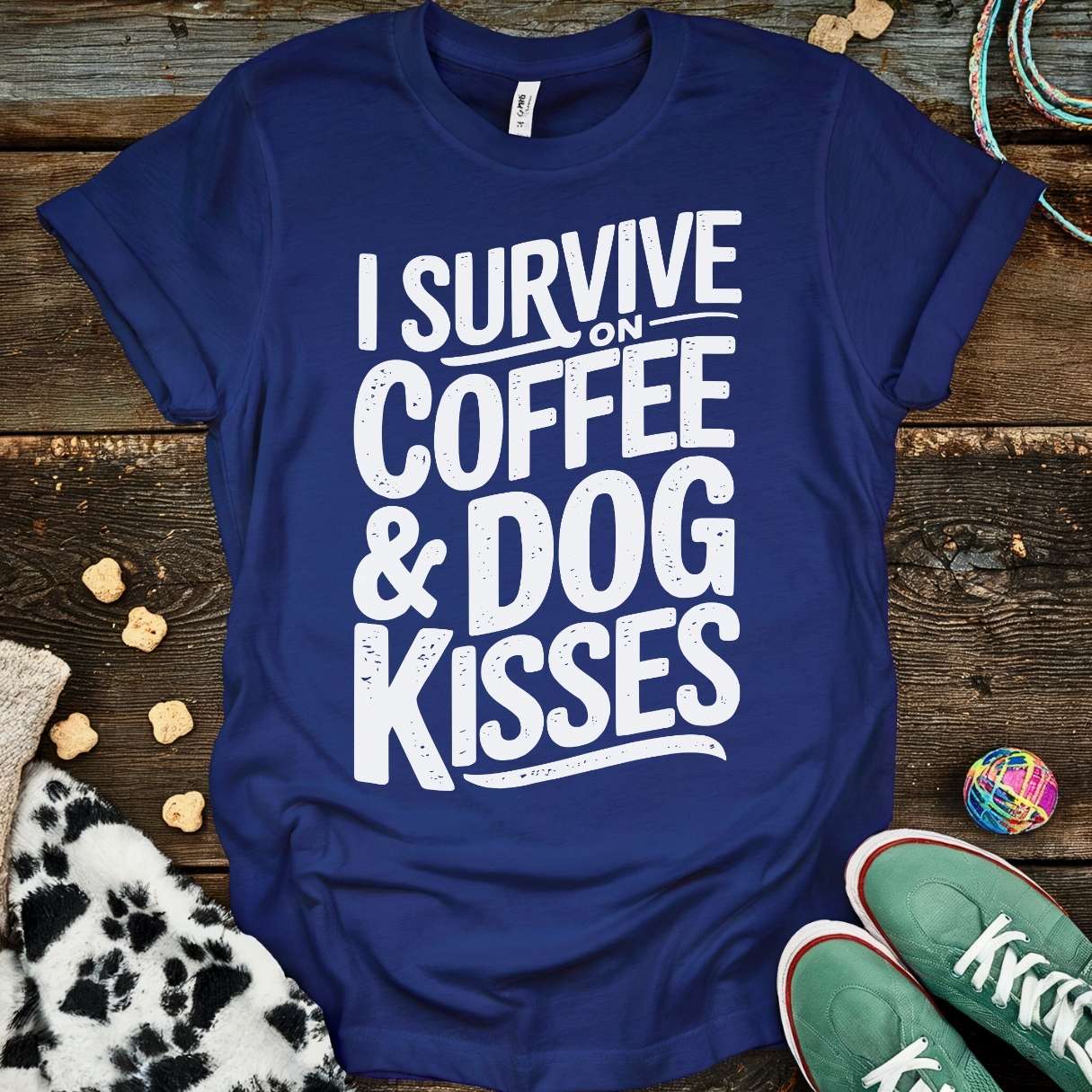 Coffee & Kisses T-Shirt Navy / S T-Shirt