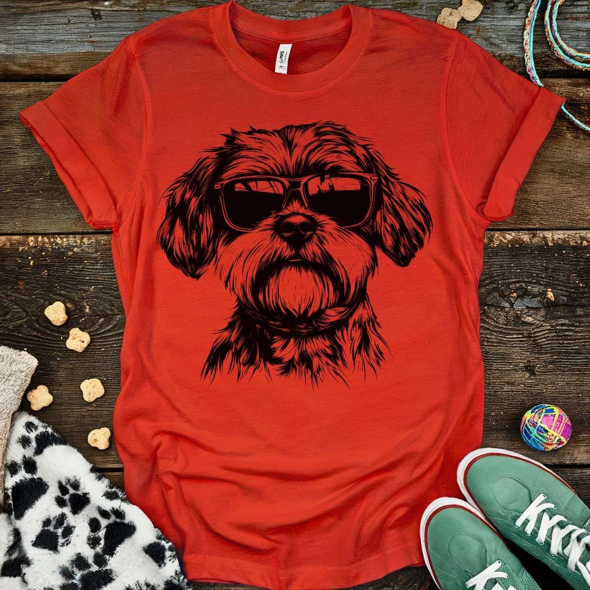 Cool Dog T-Shirt Red / S T-Shirt