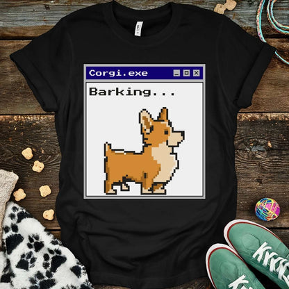 Corgi.exe T-Shirt Black / S T-Shirt