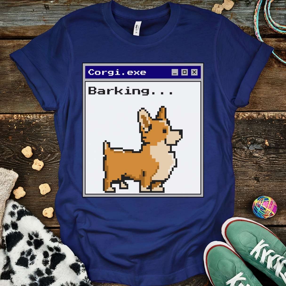 Corgi.exe T-Shirt Navy / S T-Shirt