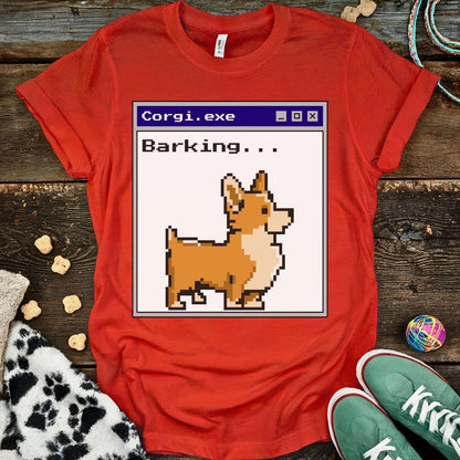 Corgi.exe T-Shirt Red / S T-Shirt