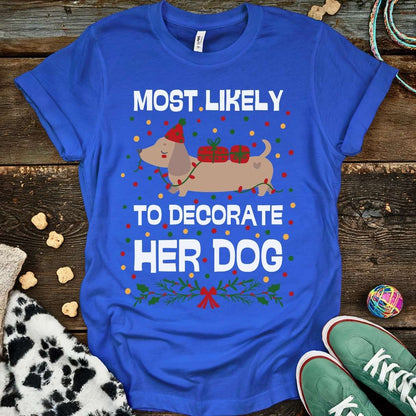 Decorate Dog T-Shirt Royal / S T-Shirt