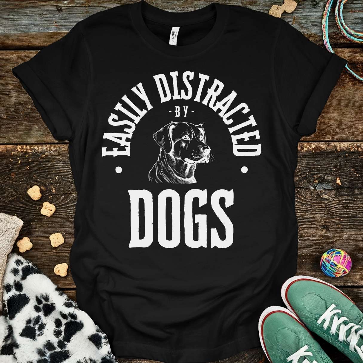 Distracted By T-Shirt Black / S T-Shirt