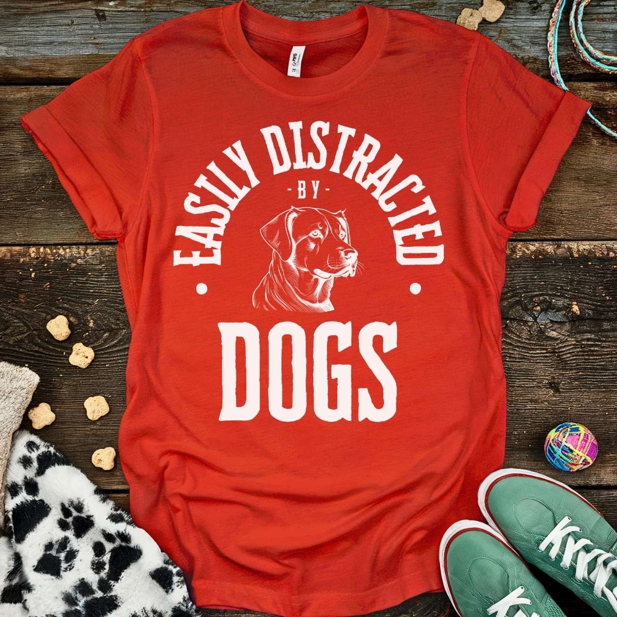 Distracted By T-Shirt Red / S T-Shirt