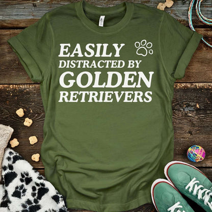 Distracted Goldie T-Shirt Military Green / S T-Shirt