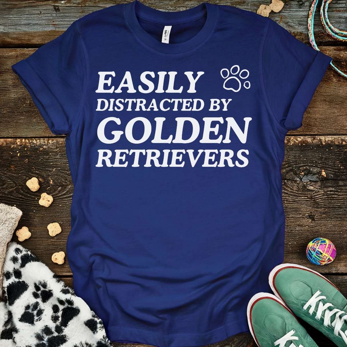 Distracted Goldie T-Shirt Navy / S T-Shirt