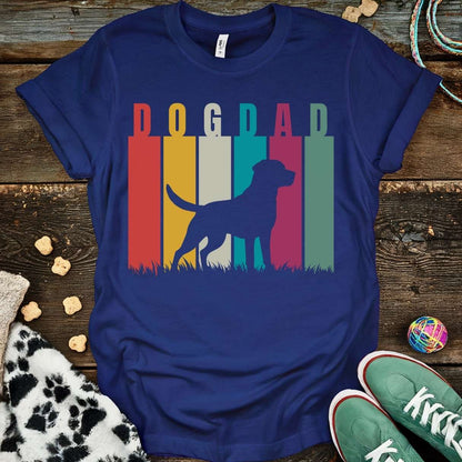 Dog Dad Retro T-Shirt Navy / S T-Shirt