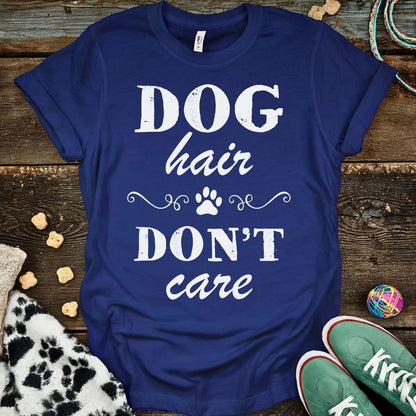 Dog Hair Don't Care T-Shirt Navy / S T-Shirt