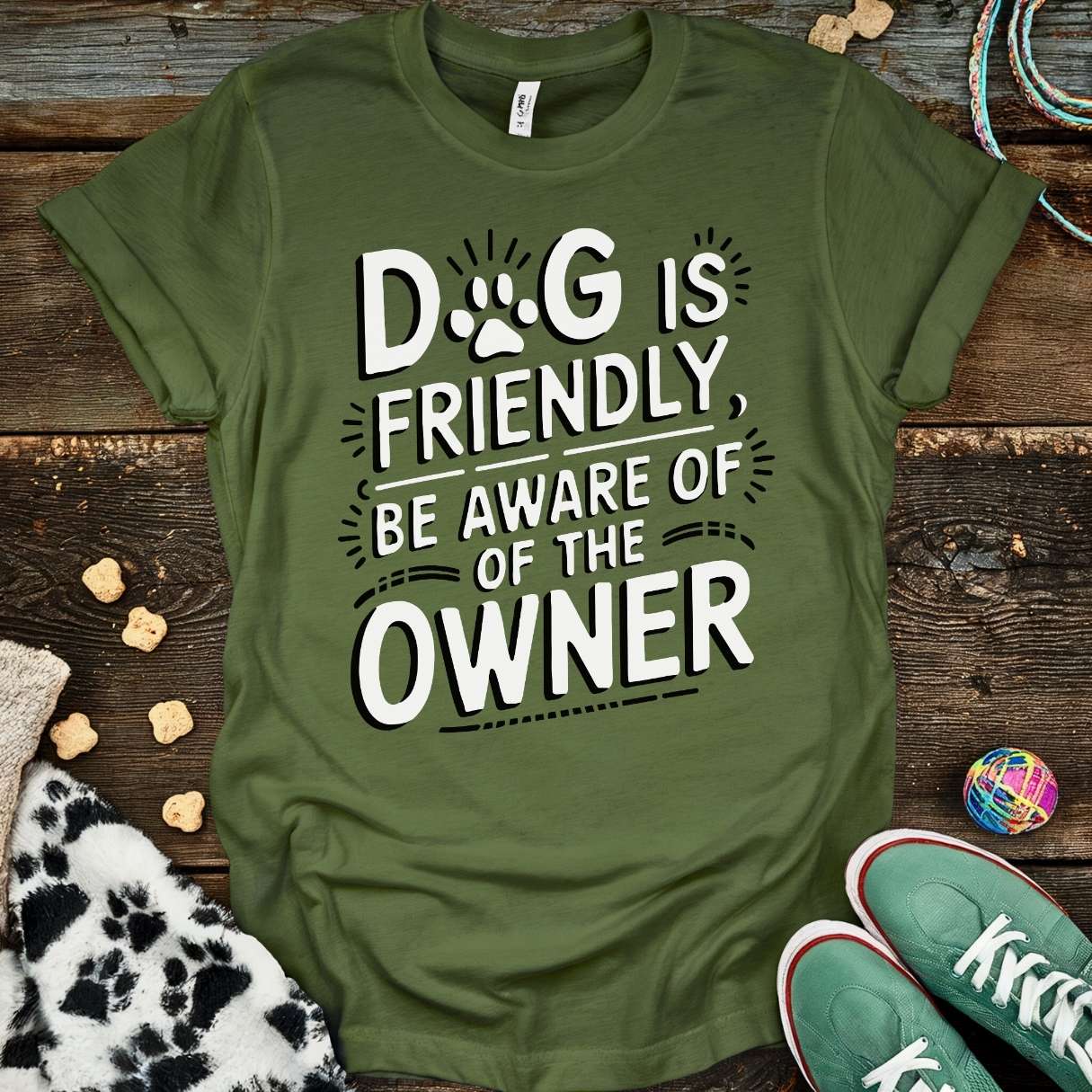 Dog Is Friendly T-Shirt T-Shirt