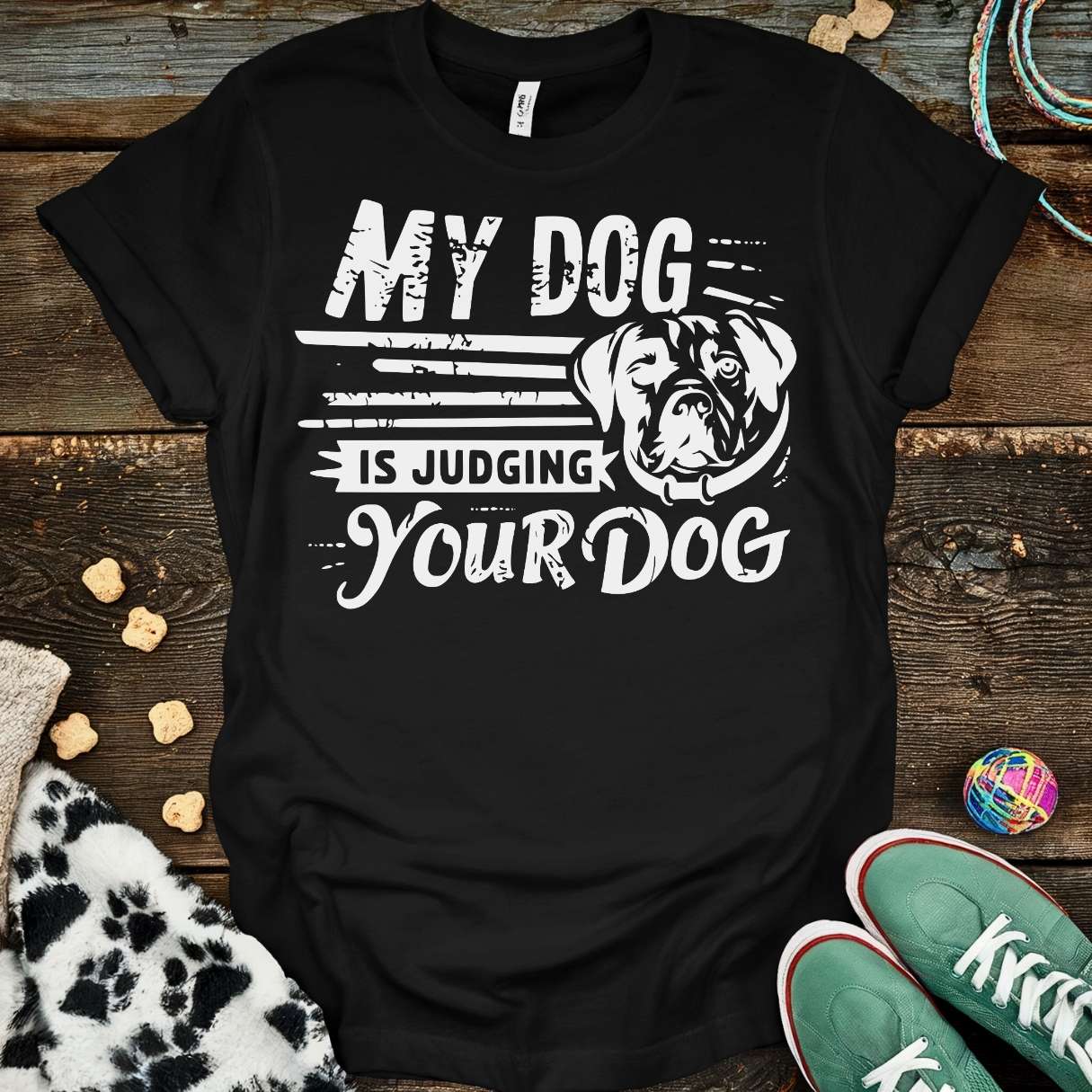 Dog Is Judging T-Shirt Black / S T-Shirt