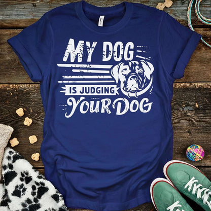 Dog Is Judging T-Shirt Navy / S T-Shirt