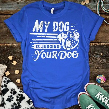 Dog Is Judging T-Shirt Royal / S T-Shirt