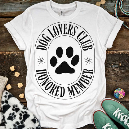 Dog Lovers Club T-Shirt White / S T-Shirt