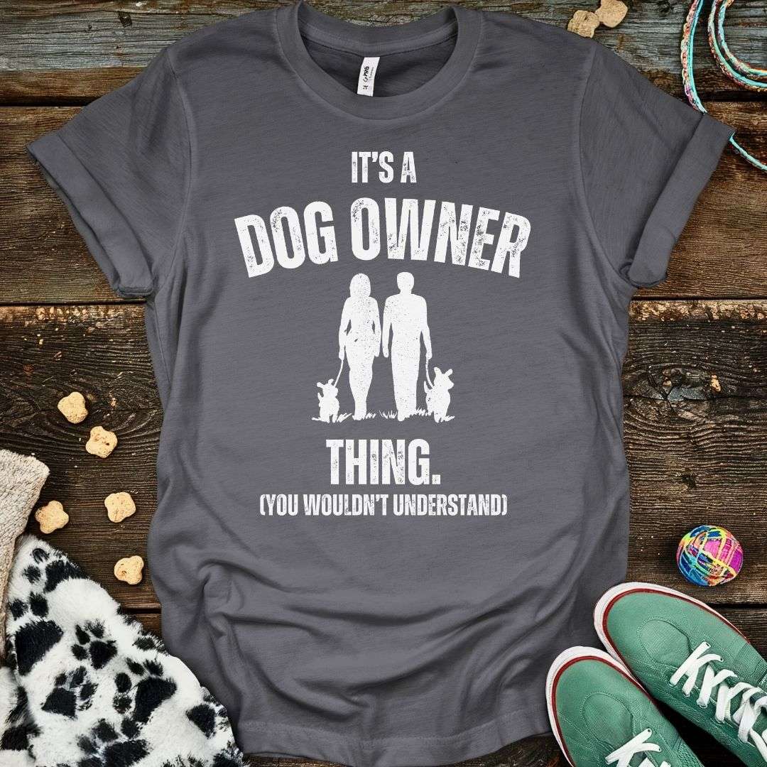 Dog Owner Thing T-Shirt Charcoal / S T-Shirt