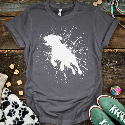 Dog Splash T-Shirt Charcoal / S T-Shirt