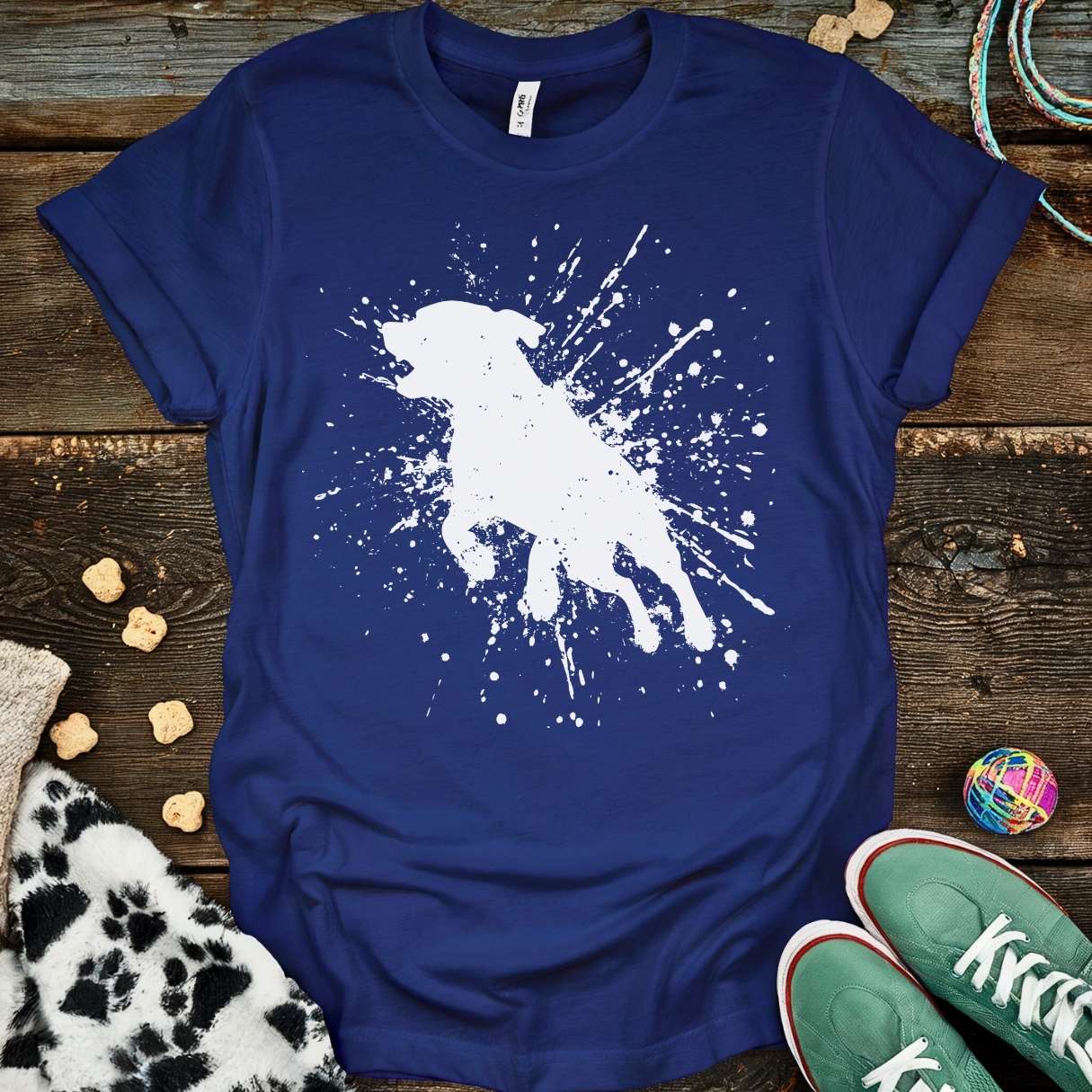 Dog Splash T-Shirt Navy / S T-Shirt