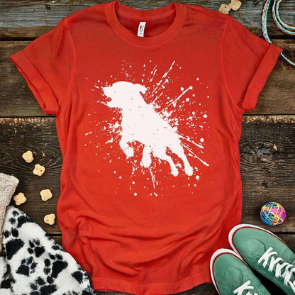 Dog Splash T-Shirt Red / S T-Shirt