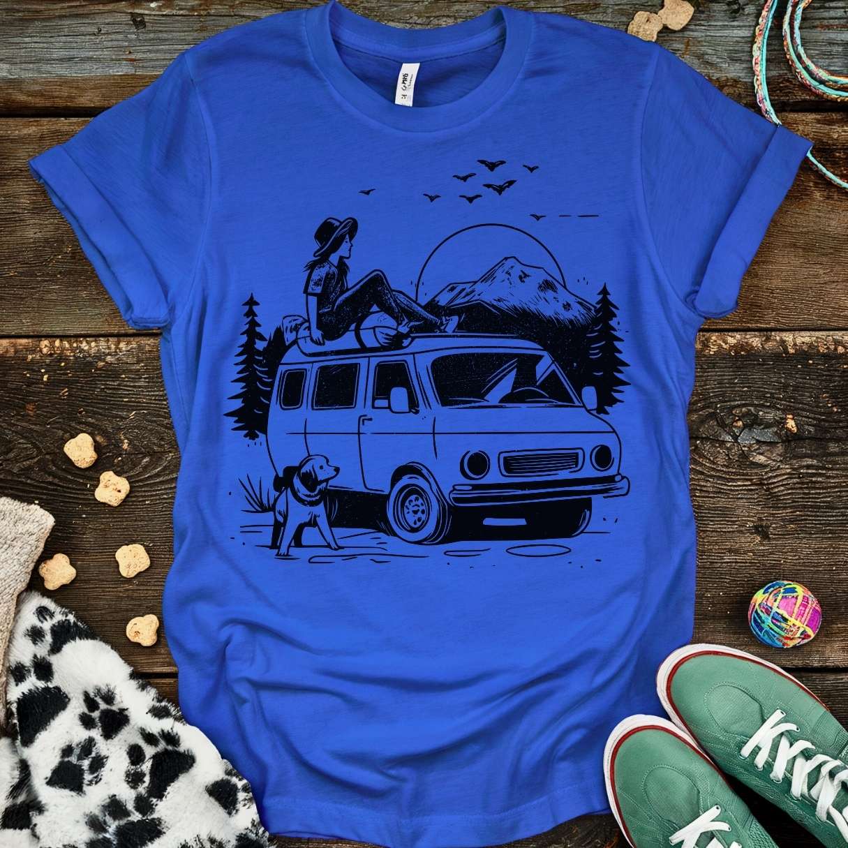 Dog Vanlife 2 T-Shirt Royal / S T-Shirt