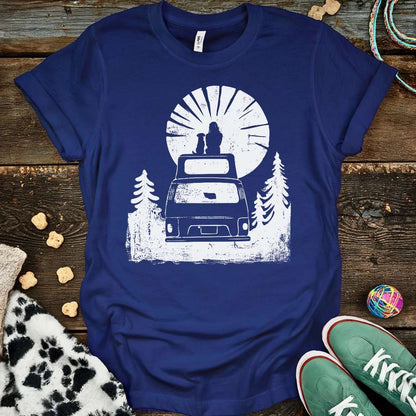 Dog Vanlife T-Shirt Navy / S T-Shirt