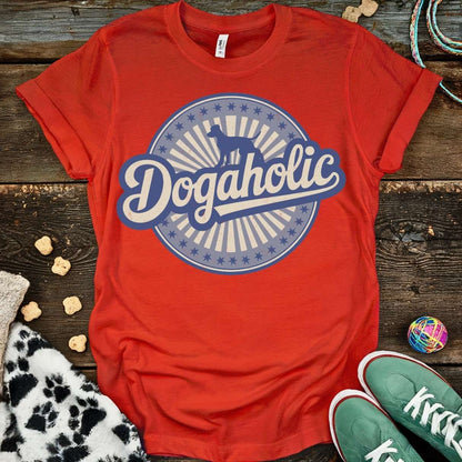 Dogaholic Graph T-Shirt Red / S T-Shirt