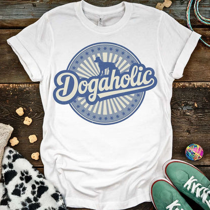 Dogaholic Graph T-Shirt White / S T-Shirt