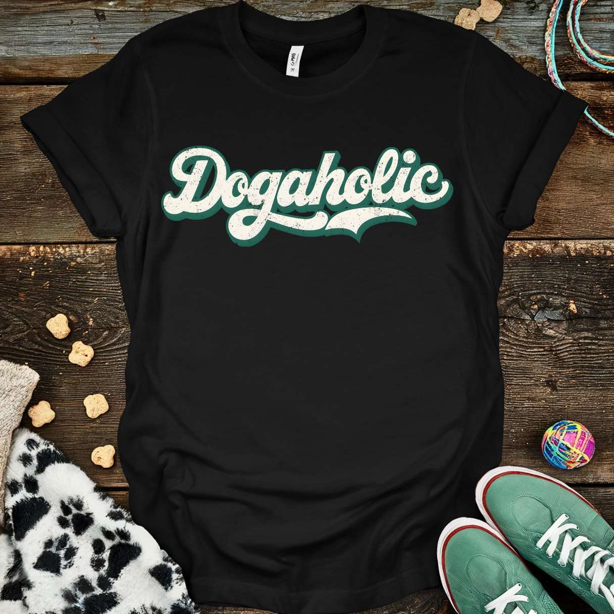 Dogaholic T-Shirt Black / S T-Shirt