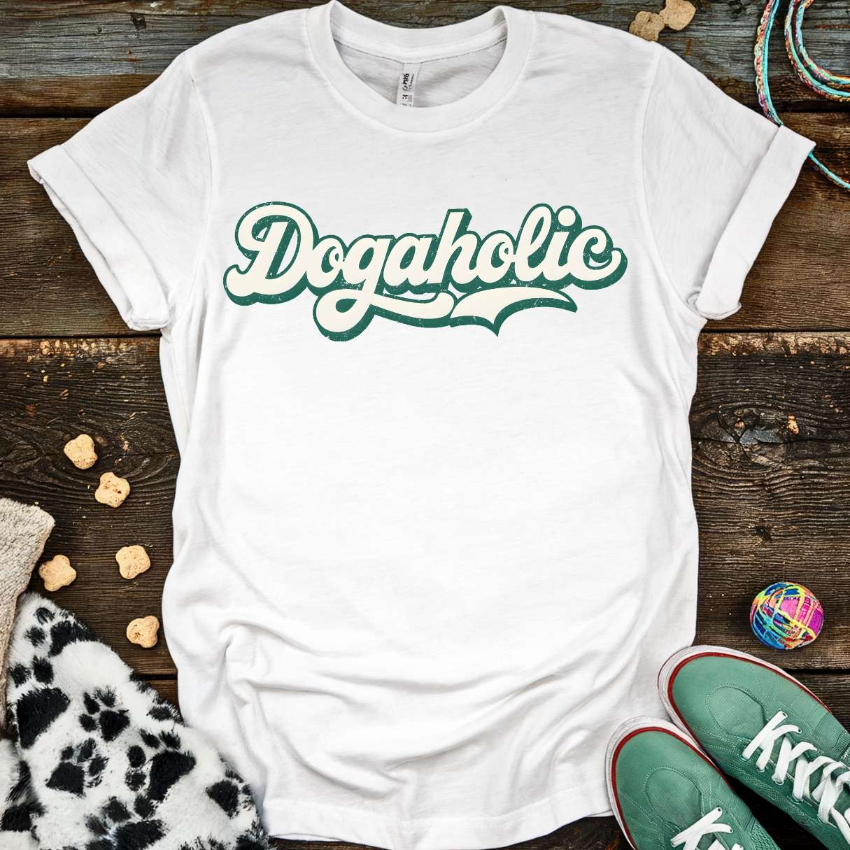 Dogaholic T-Shirt White / S T-Shirt