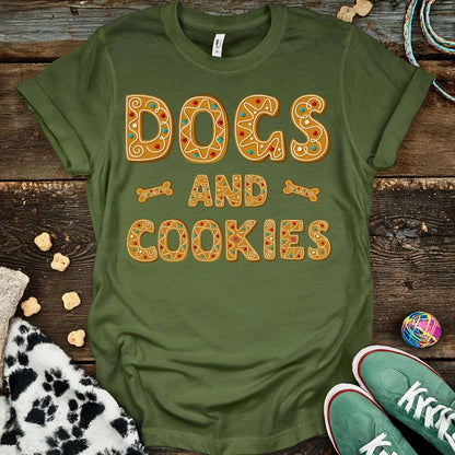 Dogs and Cookies T-Shirt Military Green / S T-Shirt