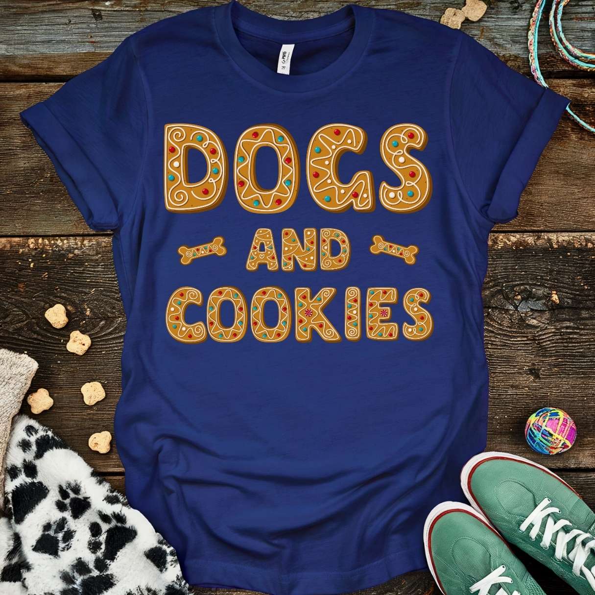 Dogs and Cookies T-Shirt Navy / S T-Shirt