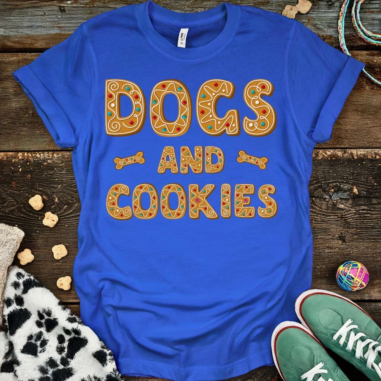 Dogs and Cookies T-Shirt Royal / S T-Shirt