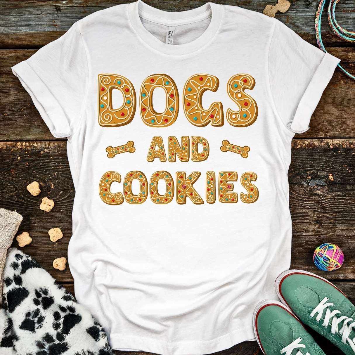 Dogs and Cookies T-Shirt White / S T-Shirt