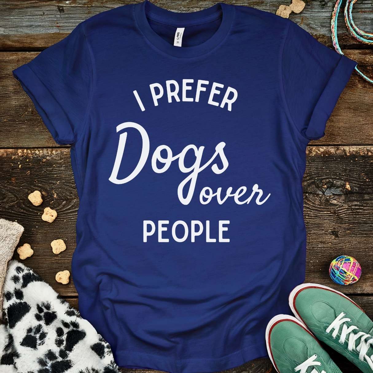 Dogs > People T-Shirt Navy / S T-Shirt