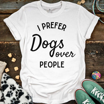 Dogs > People T-Shirt White / S T-Shirt