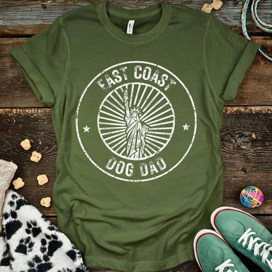 East Coast Dad T-Shirt Military Green / S T-Shirt