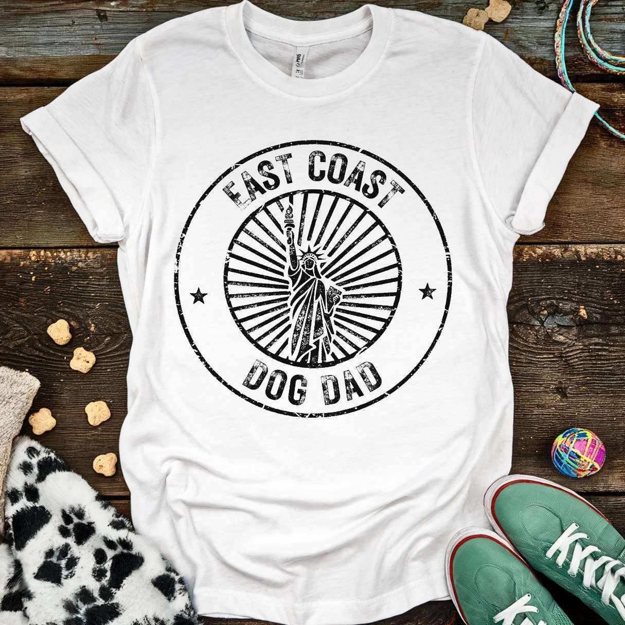 East Coast Dad T-Shirt White / S T-Shirt