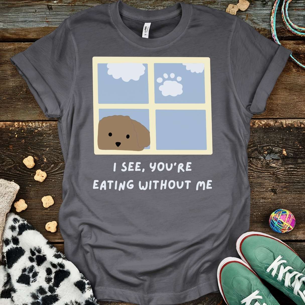 Eating Without Me T-Shirt Charcoal / S T-Shirt